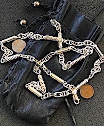 Sterling Silver - Marine Barrel style 24" Sterling Silver - Marine Barrel style