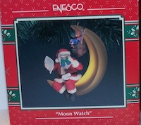 Enesco Ornament Moon Watch Vntg 1992